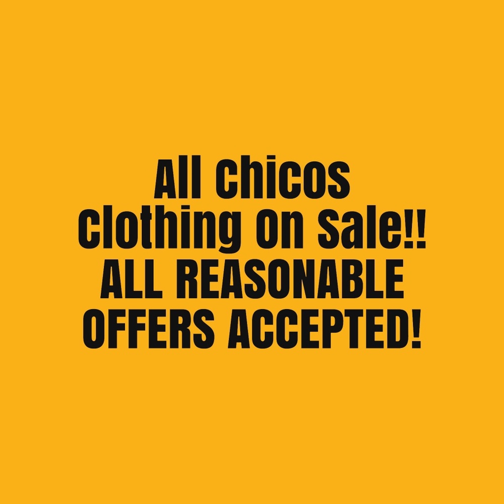 Chicos Clothing On SALE! MAKE Reasonable offer